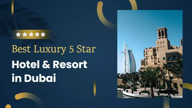 Luxury 5 Star Hotel Resort Dubai Travel YouTube Thumbnail Template