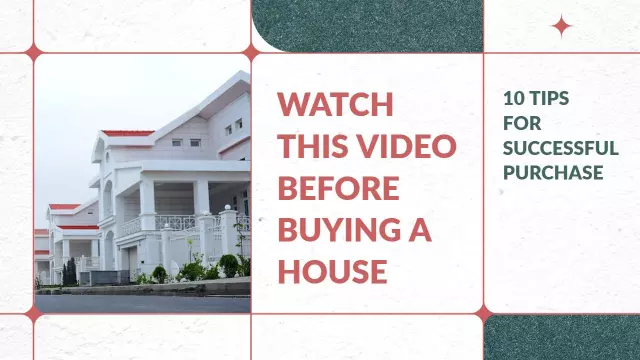Luxury House Buying Tips Real Estate YouTube Thumbnail Template