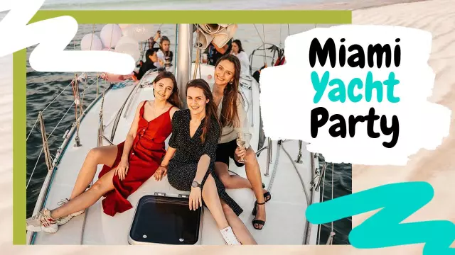 Luxury Miami Yacht Party Celebration YouTube Thumbnail Template