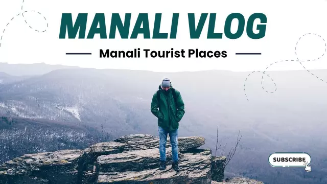 Manali Tourist Adventure Travel Vlog YouTube Thumbnail Template