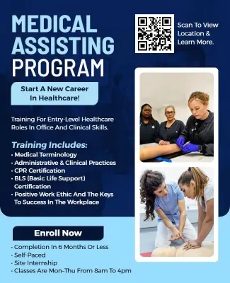 Medical Assistant Training Program Flyer Template