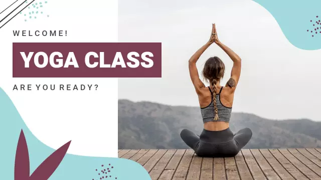 Meditative Yoga Class Wellness Journey YouTube Thumbnail Template