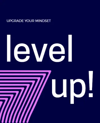 Mindset Development Motivation Poster Template