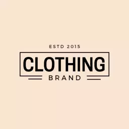 Minimalist Design Highlighting Modern Clothing Brand Logo Template
