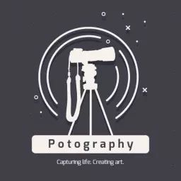 Minimalist Gray Camera Design for Professional Photography Logo Template