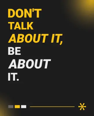 Minimalist Motivational Typographic Poster Template