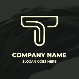 Minimalist T Letter Design with Elegant Line Work Logo Template