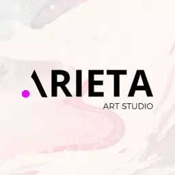 Minimalist Typography Design Showcasing Art Studio Logo Template