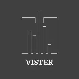Minimalist White and Grey Urban Building Representing Architect Logo Template