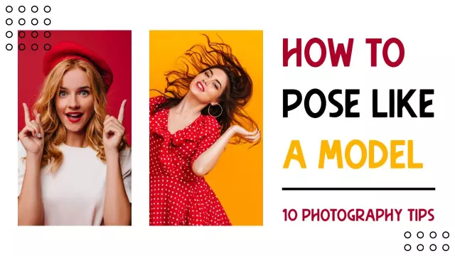 Model Posing Photography Tips Tutorial YouTube Thumbnail Template