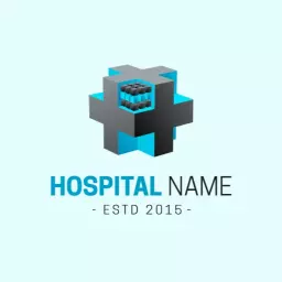 Modern 3D Medical and Healthcare Symbol Design Logo Template