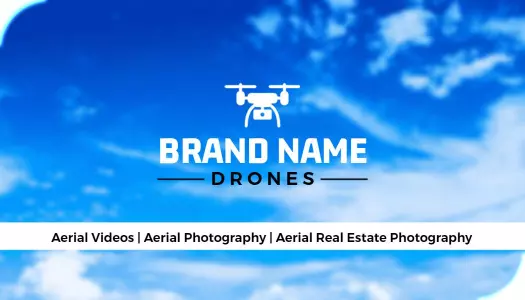 Modern Aerial Drone Photography and Videography Business Card Template