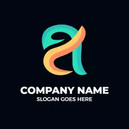 Modern and Colorful A Letter Design Showcasing Creativity Logo Template