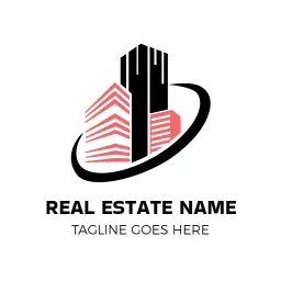 Modern Architectural Design with Dynamic Real Estate Elements Logo Template