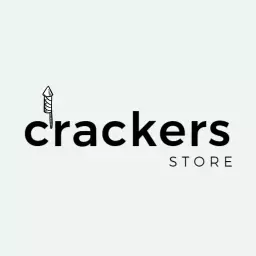 Modern Black and Gray Typography for Crackers Store Logo Template