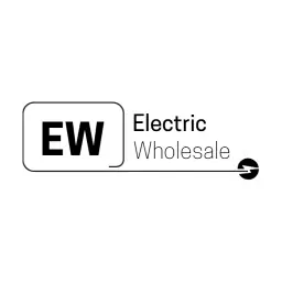 Modern Black and White Electric Supplies Wholesale Logo Template