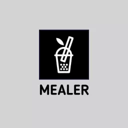 Modern Black Beverage Illustration Showcasing Food Services Logo Template