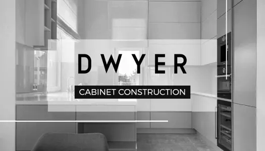 Modern Black Cabinet Maker Professional Visiting Card Template