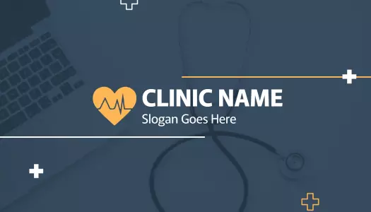 Modern Blue Homeopathic Physician Business Card Template