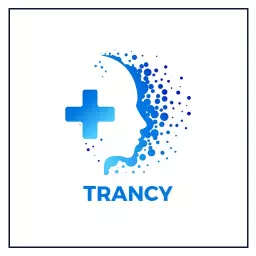 Modern Blue Profile Design with Healthcare Symbol Logo Template