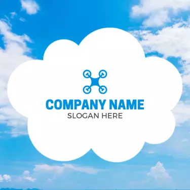 Modern Blue Sky Photography Business Card Template
