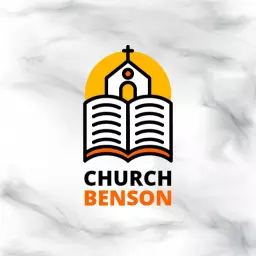 Modern Church Design Featuring Open Bible and Building Logo Template