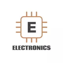 Modern Circuit Board Design Representing Electronics Industry Logo Template