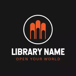 Modern Circular Design Featuring Vibrant Orange Elements Logo Template