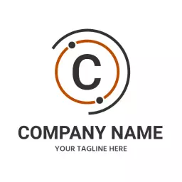 Modern Circular Design with Dynamic Elements for Circle Logo Template