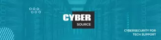 Modern Cybersecurity Tools with Blue Background LinkedIn Banner Template