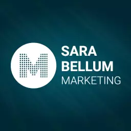 Modern Dark Blue and White Design for Marketing Solutions Logo Template