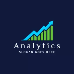 Modern Data Growth Visualization for Analytics Insights Logo Template