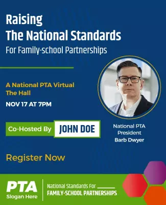 Modern Digital Community Engagement Virtual Event Poster Template