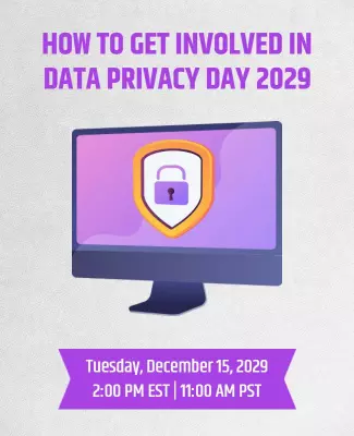 Modern Digital Security Awareness Event Poster Template