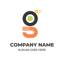 Modern G Letter Design Featuring Bold Colors and Shapes Logo Template