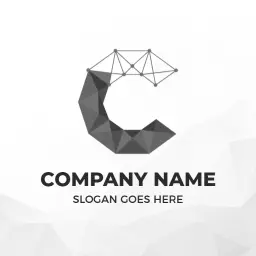 Modern Geometric C Letter Design for Innovative Branding Logo Template