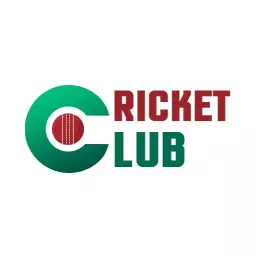 Modern Green and Red Cricket Team Logo for Enthusiasts Logo Template