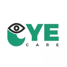 Modern Green Eye Care Design for Hospital Services Logo Template