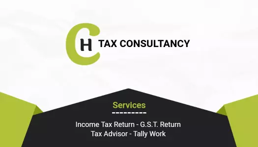 Modern Green Tax Consultant Visiting Card Template