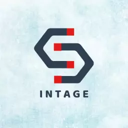 Modern Grey and Red Geometric Architect Logo Template