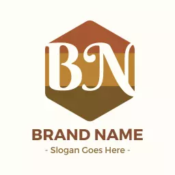 Modern Hexagonal Design Reflecting Quality Plywood Logo Template