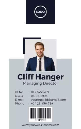 Modern Minimalist Corporate Identity Card Template