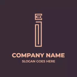 Modern Minimalist Design Featuring I Letter Logo Template