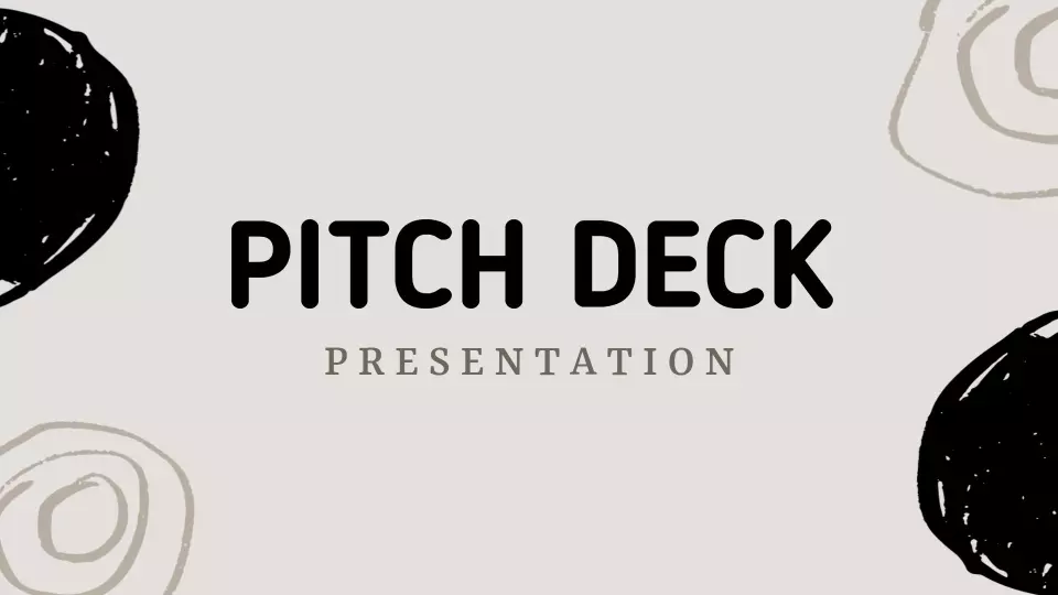 Modern Minimalist Digital Marketing Pitch Deck Presentation Template
