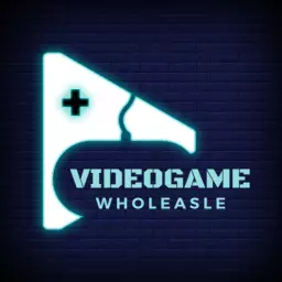 Modern Neon Video Game Theme for Wholesale Services Logo Template