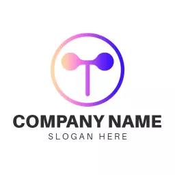 Modern Purple and Gradient Design Representing Science Logo Template
