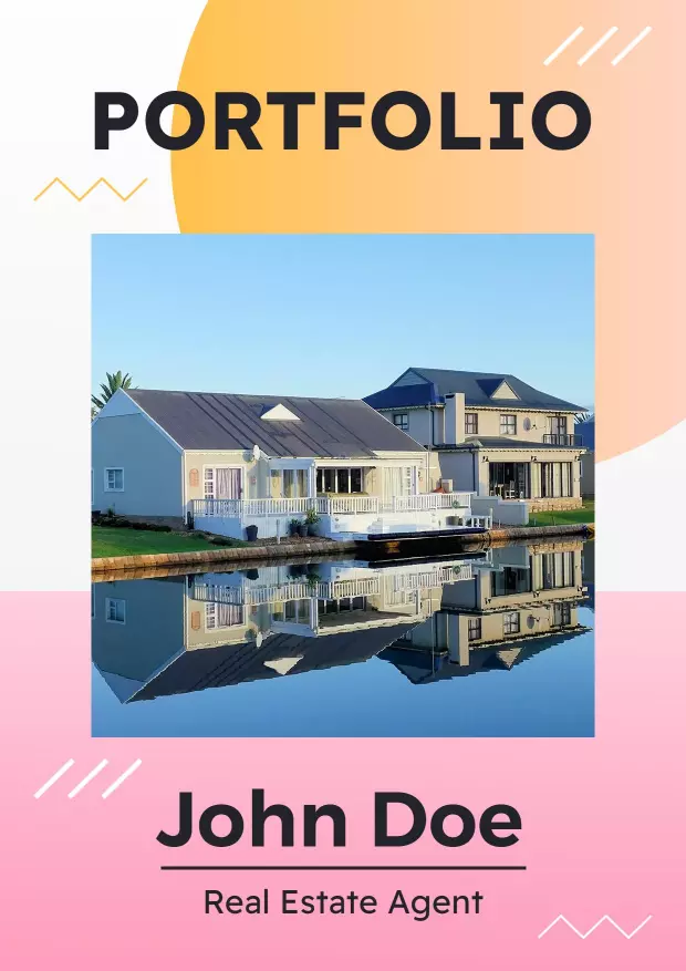Modern Real Estate Agent Portfolio with Project Highlights Brochure Template