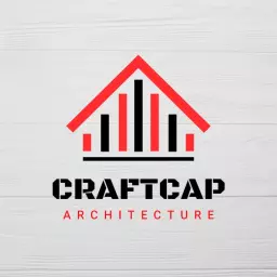 Modern Red and Black Architectural Design for Architects Logo Template