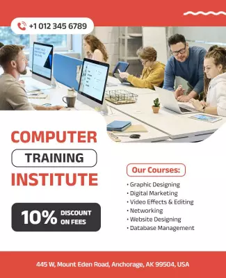 Computer Poster Templates - Personalize, Print & Share Easily