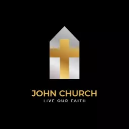 Modern Silver and Gold Church Building Design Logo Template